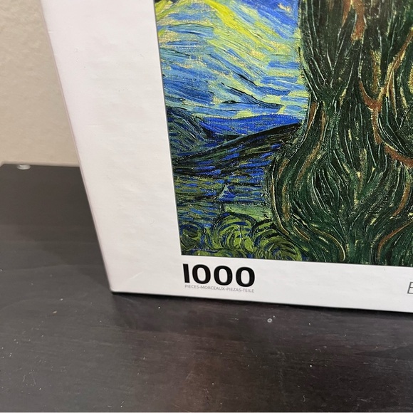 Eurographics 1000pc Van Gogh Starry Night Jigsaw Puzzle Fine Art Collection - Picture 4 of 11